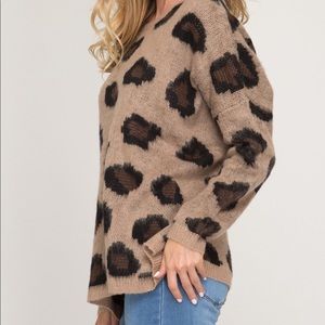 Leopard Pullover Sweater